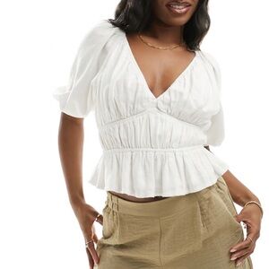 White abercrombie top